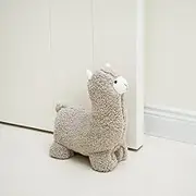 Cute Door Stop Decorative Door Stopper for Home and Office, Alpaca Weighted Interior Door Stopper Fabric Filled Animal Door Stopper Floor Decorative