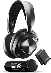 SteelSeries Arctis Nova Pro Wired Multi-System Gaming Headset - PC, PlayStation & Switch - 360° Spatial Audio - Hi-Res GameDAC Gen 2 - AI-Powered Noise-Cancelling ClearCast Gen 2 Microphone