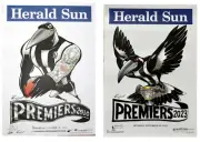 2010 & 2023 Collingwood Magpies Weg/Knight Poster Premiership Poster Grand Final