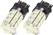 MACHSWON 2PCS 3157 3156 4114 Daytime Running Light Bulbs DRL Driving Light 60LED 3528-SMD 6000K Xenon White Ultra Bright Car Led Bulbs Lighting