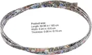 QUMIIRITY 2pcs Abs Guitar Binding Strip Trim Inlay Abalone Shell for Acoustic Guitar Moulds