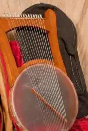 New Style 16Strings King David Lyre Harp Natural Rosewood Harp Greek Kinnor Harp