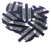 Bulk Pack of 15 (5 Sets) Ruthless Extra Strong Dart Flights - Blue Pear Shape