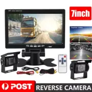 Reverse Camera Rear View 7" Monitor Kit For Truck Caravan Van Trailer Waterproof