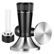 53mm Espresso Tamper with WDT Tool,Coffee Tamper, Espresso Coffee Stirrer,5 N...