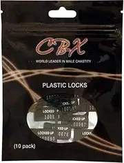 CB-X Chastity Devices Disposable Locks - 10-Piece