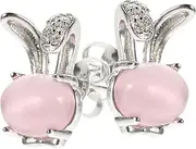[SHERCHPRY] 1 Pair Easter Bunny Ear Rabbit Ear Bunny Ear Decoration with Earring Back