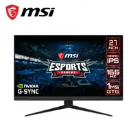 在飛比找蝦皮商城優惠-MSI 微星 Optix G273QF 27吋 螢幕顯示器 