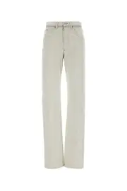 [Maison Margiela] Maison Margiela-Gamba Dritta Jeans Grigio-Donna 26 Gray