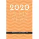 ORANGE REFRACTED LINE Notebook: 2020 IS MY YEAR. Whatever it is you’’re scared of doing, Do it in this new year. A Creatif Notebook to plan your next y