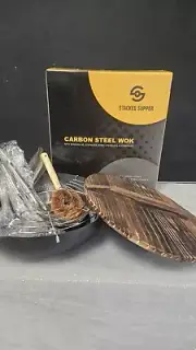 CARBON STEEL WOK STACKED SUPPER