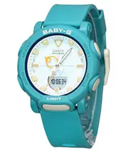 Casio Baby-G Green Dial Alarm Backlight Quartz BGA-310RP-3A 100M Ladies Watch