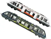 Funny Train Toys for Boys and Girls 2pcs Mini Train Set Simulation Boys and Girls Train Toys Realistic Design