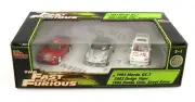 1:64 Racing Champions THE FAST & FURIOUS 3-CAR Boxed Set Viper RX-7 Civic