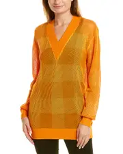 Burberry Check Mesh Sweater