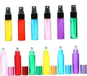 VINTORKY Set of 12 Small Glass Essential Oil Bottles Roller Balls for Perfume Dispensing