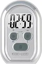 ZYQY x-wlang 3-in-1 Alerts Timer 1013 with Vibration,beep and Flash.(Kitchen Timer,Medical Timer,Therapeutic Timer)，Silver