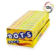 Full Box 12 Packs Tootsie Dots Sour Assorted Flavored Gumdrops Theater Candy 6oz
