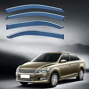 4Pcs Car Wind Deflectors for Volkswagen for Santana 2000-2020 2021 2022, Side Window Ventilated Visors Rain Deflector,2013-2022