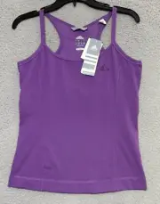 NEW adidas Climalite Performance Tank Shirt Womens Medium Purple