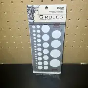 Pickett Circles Template, Circle Range Size 1/16” to 1-3/8” Inches (1200-i) -NEW