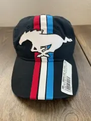 Ford Mustang Hat / Cap - Black Red White Blue Licensed New Read Deets