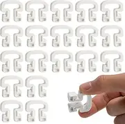 RunNico 50Pcs Soccer Net Clips, Goal Net Clips, Plastic Football Net Clip for Soccer Training and Gaming Attachment