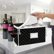 Stemware Storage Case Glassware Storage Container for Kitchen Bedroom Office