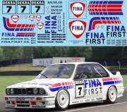 1/10 Water Decals for BMW E30 Fina M3 HPI DTM1992 TB Decal TBD717