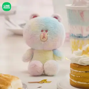 ［預購］LINE FRIENDS 熊大彩虹玩偶 毛絨公仔