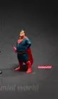 1/64 Fat Superman Scene Prop Miniture Doll Figure Fit Cars Vehicle Model Toy