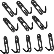Levemolo 50pcs Durable Cantaloupe Hooks Heavy Duty Plant Support Clips for Outdoor Garden Trellises Effortless Installation for Climbing Plants Versatile Wall Vine Hooks for Melons