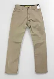 Lee Men's 32x34 Extreme Motion Pants Straight Fit Tapered - Cougar 2015036 Tan