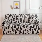 Geometric Stretch Sofa Protector Anti-dust L-shape Corner Couch Loveseat Covers