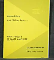 Heathkit EA-3 tube amplifier manual build assembly operation diagrams