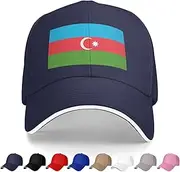 [Generic] National Emblem of Azerbaijan Baseball Cap Azerbaijani Trucker Dad Hat for Men Women Outdoor Sport Running