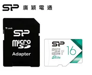 SP廣穎 MicroSD U1 V21 16GB記憶卡(含轉卡)(SP016GBSTHBU1V21SP)