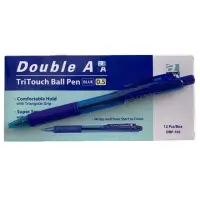 在飛比找momo購物網優惠-【Double A】Double A按壓式原子筆0.5mm藍