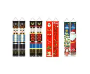 Nutcracker Soldier Door Banner Couplet Merry Christmas Xmas Decoration Ornaments