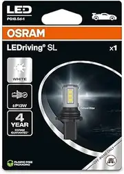 OSRAM LEDriving SL, ≜ P13W, White 6000K, Carton folding box (1 lamp), LED Retrofit, offroad use only