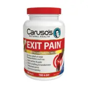 CARUSO'S EXIT PAIN 120 TABLETS OSTEOARTHRITIS RELIEF ARTHRITIS GLUCOSAMINE MSM
