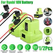1/2x for Power Wheel Battery Adapter DIY Converter w/Fuse for Ryobi 18V 14 Gauge