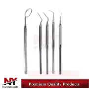 Teeth Cleaning Inspection Plaque Calculus Tartar Remover Kit Instruments