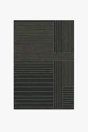 120' x 185' | Machine Washable Runner Rug | Kid & Pet Friendly | Indoor Rug | Bowie Charcoal Rug | Ruggable