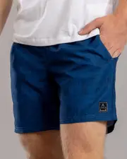 [Lucid] Lucid Men's Encrypted Elastic Waist Shorts in Royal Blue Size XL XL Royal Blue