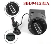 Auto Headlight Switch Chrome w/ Light Sensor Module For VW Golf Mk4 Passat Polo； (for: Volkswagen)