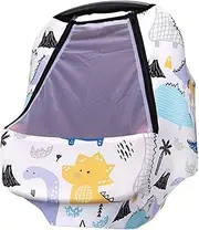 MERRYHAPY Baby Carrier Cover Baby Stroller Carseat Cover Baby Stroller Cover Breastfeeding Scarf Jogger Baby Shopping Cart Carseat Canopy Girl Polyester Car Seat Cover Newborn