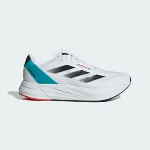 【adidas】DURAMO SPEED M 男慢跑鞋 白黑藍 IE9674-UK7=25.5cm