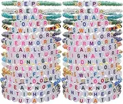 [JIRONN] Bracelets Set for TS Album Inspired, Popular Music Singer Album Bracelet, Friendship Bracelet, Bracelets of Fearless Speak Red 1989 Reputation Lover Folklore Midnight for Music Fans