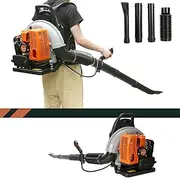 Backpack Blowers Gas Powered, Leaf Blower Gas, 63CC 3HP 2-Stroke Engine Backpack Leaf Blower, High Strength 665 CFM Leaf Blower Gas Powered Snow Blower Dust Blower Shipping from USA Fast Arrival